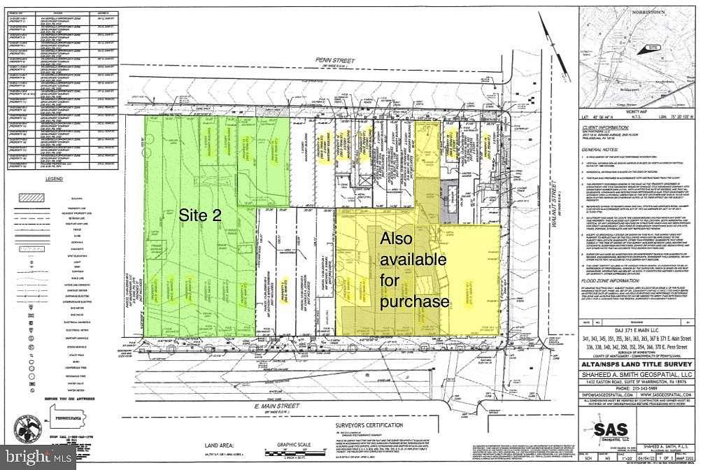 0.65 Acres of Mixed-Use Land for Sale in Norristown, Pennsylvania