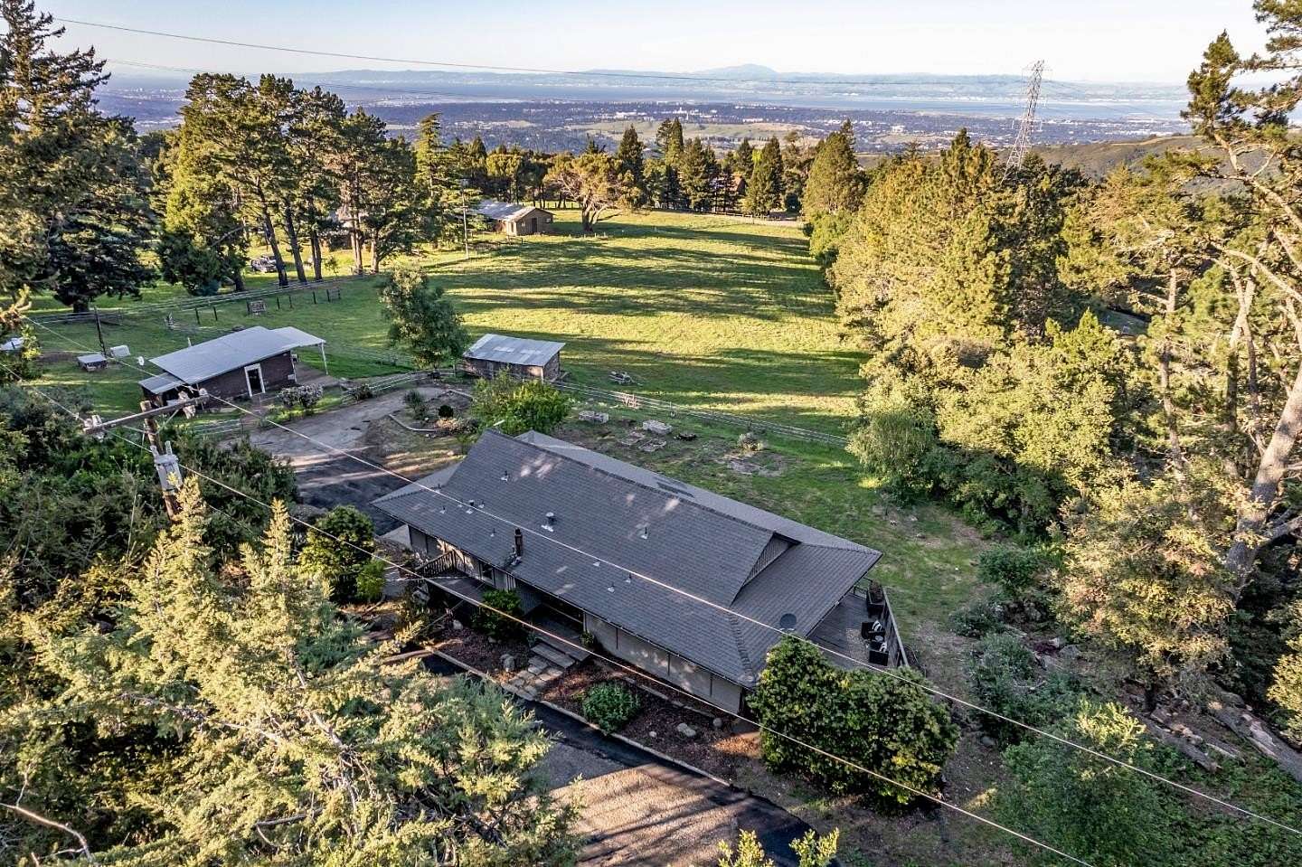 3 Acres of Land with Home for Sale in Woodside, California