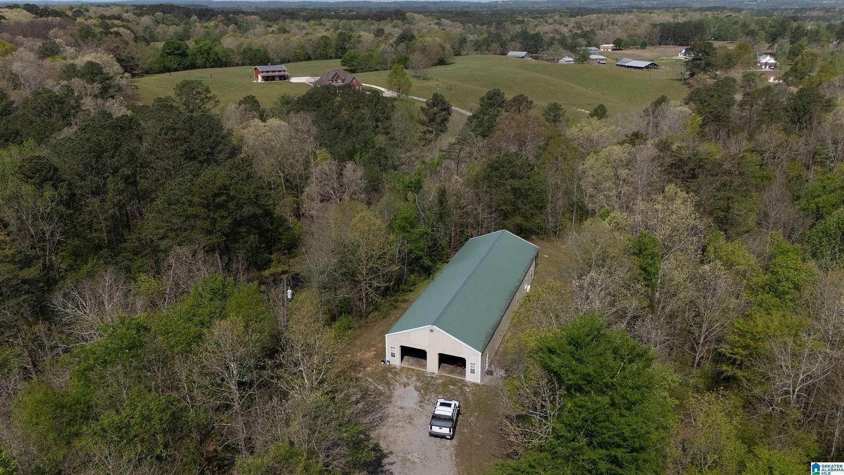 84 Acres of Recreational Land with Home for Sale in Trafford, Alabama