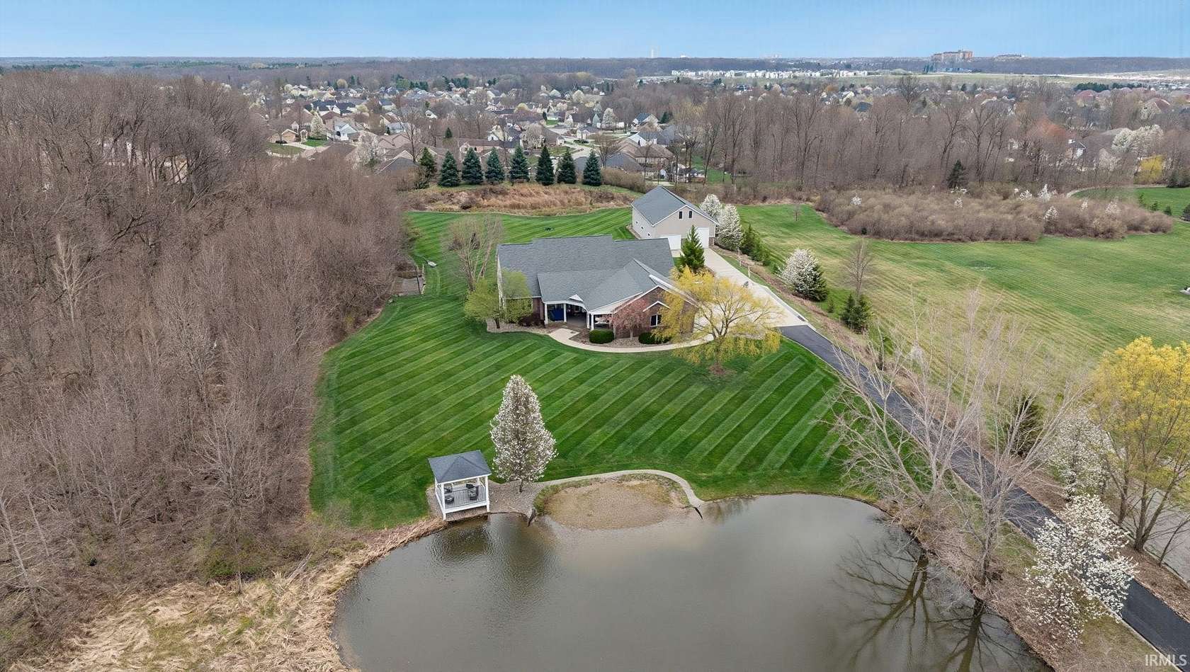 10.2 Acres of Land with Home for Sale in Fort Wayne, Indiana