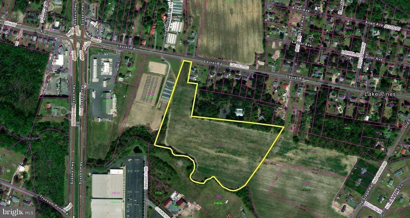 14.8 Acres of Land for Sale in Laurel, Delaware