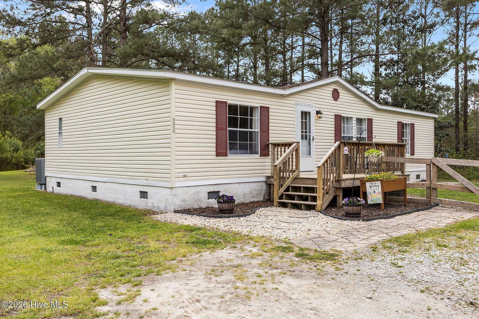 4 Acres of Land with Home for Sale in Maysville, North Carolina