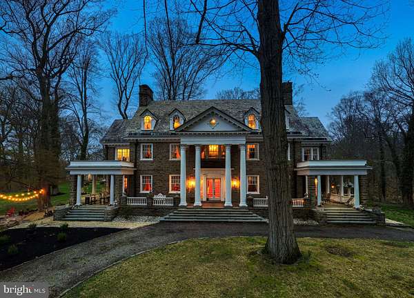 5 Acres of Land with Home for Sale in Wallingford, Pennsylvania