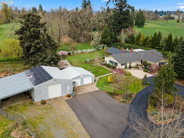 1.63 Acres of Land with Home for Sale in Sublimity, Oregon