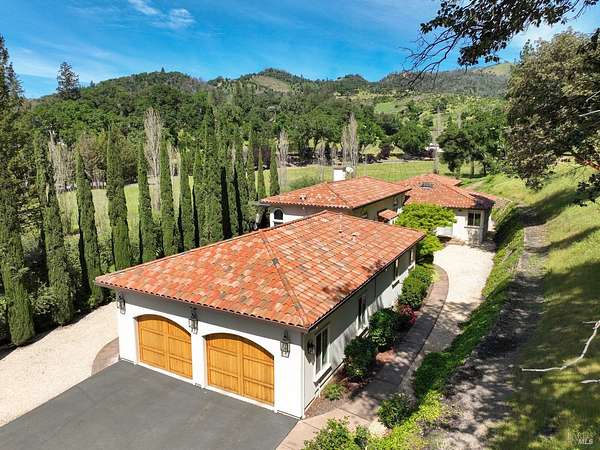 4 Acres of Land with Home for Sale in Calistoga, California