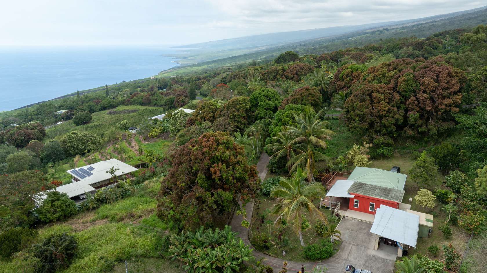 5.16 Acres of Land with Home for Sale in Captain Cook, Hawaii