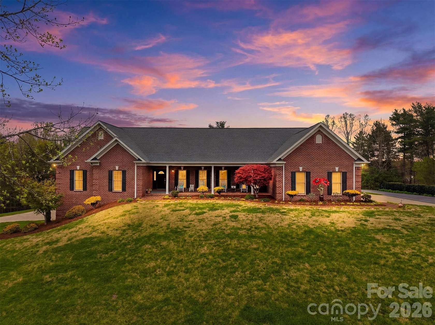 6.5 Acres of Land with Home for Sale in Hudson, North Carolina