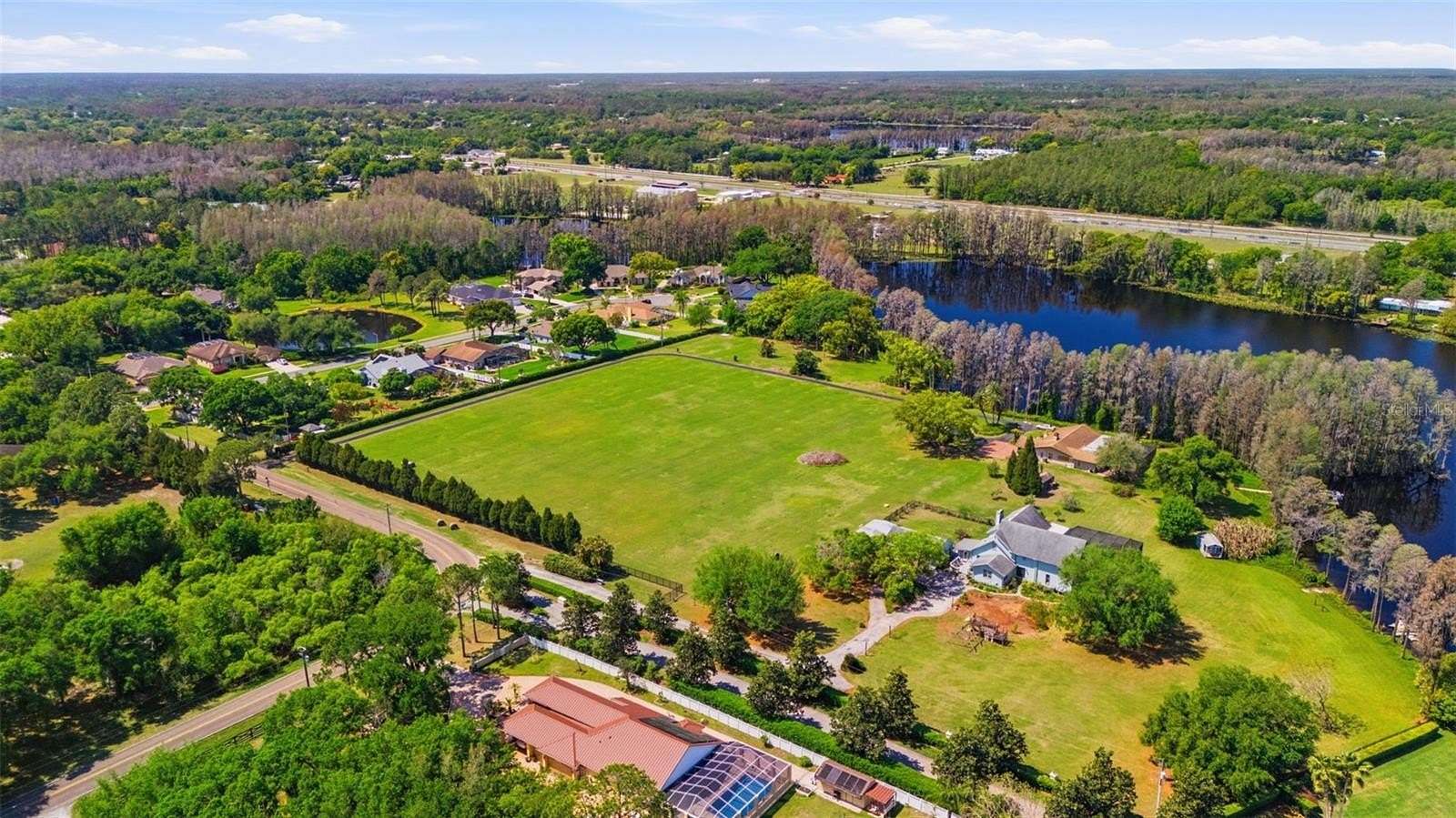6.76 Acres of Land with Home for Sale in Lutz, Florida