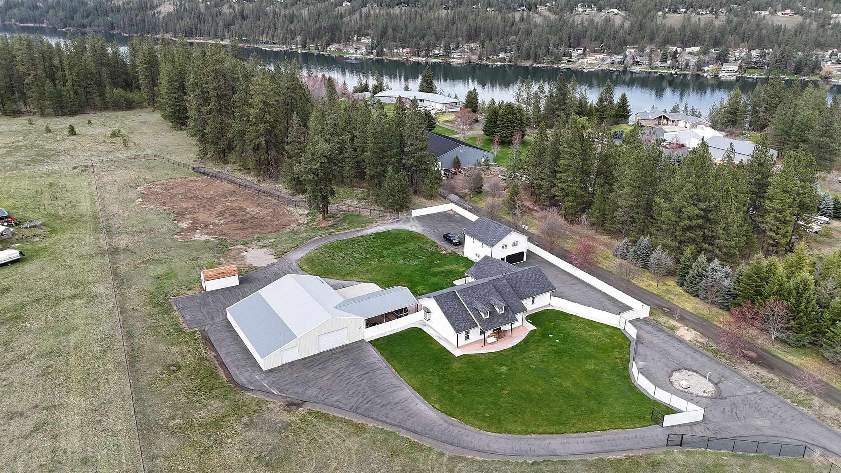 5 Acres of Land with Home for Sale in Nine Mile Falls, Washington