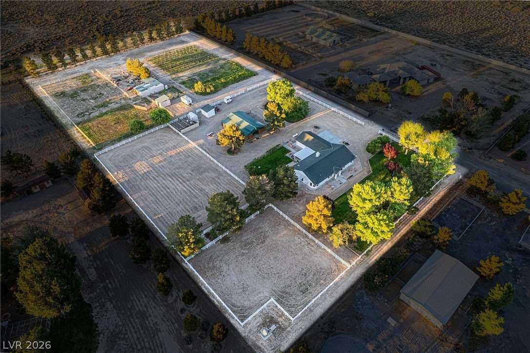 4.84 Acres of Land with Home for Sale in Pahrump, Nevada