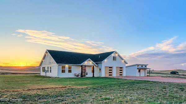 9.46 Acres of Land with Home for Sale in Moorcroft, Wyoming