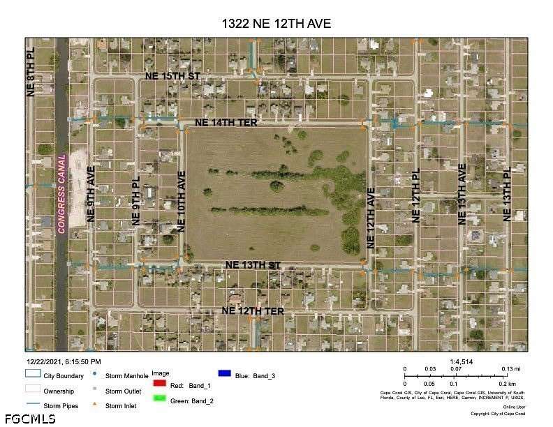 24.7 Acres of Commercial Land for Sale in Cape Coral, Florida