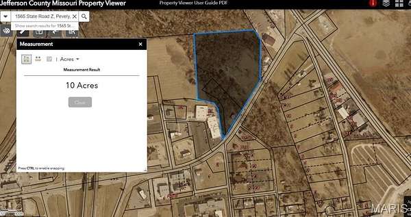 10 Acres of Commercial Land for Sale in Pevely, Missouri