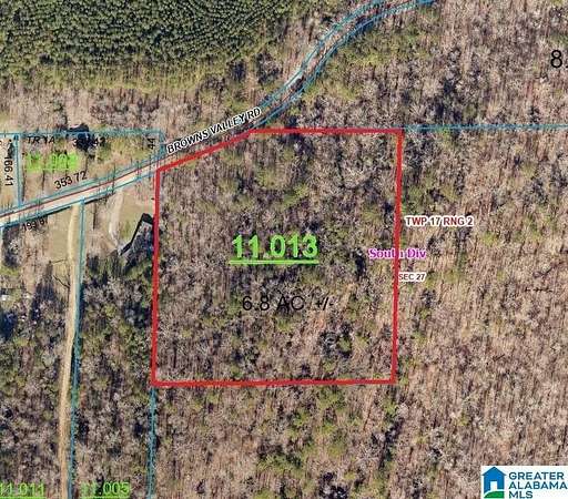 6.8 Acres of Residential Land for Sale in Pell City, Alabama