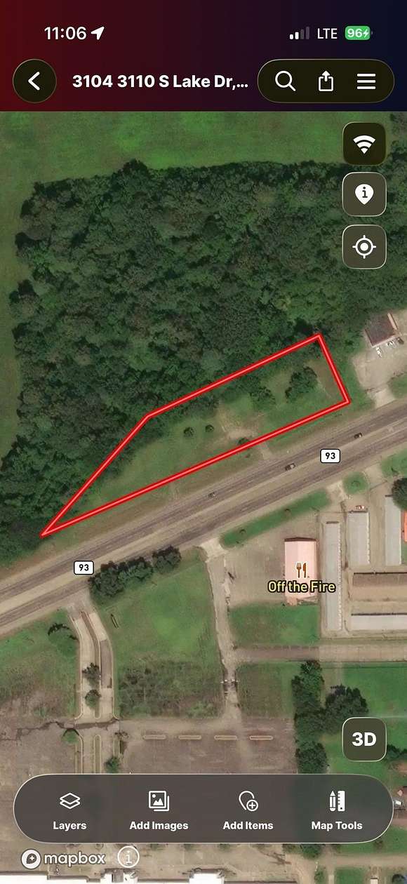 1.23 Acres of Commercial Land for Sale in Texarkana, Texas
