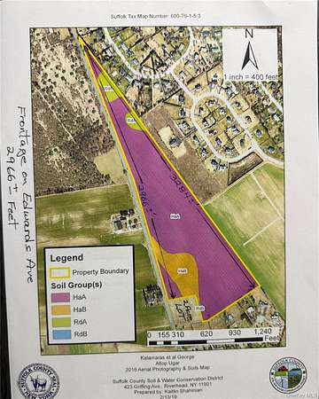 36 Acres of Land for Sale in Riverhead, New York