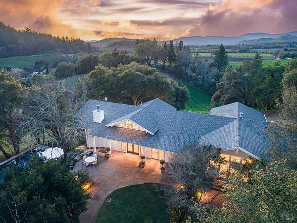 20 Acres of Agricultural Land with Home for Sale in Calistoga, California