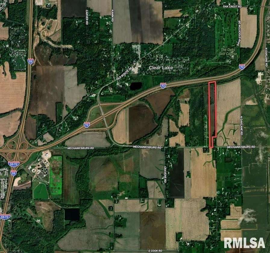 23.5 Acres of Agricultural & Residential Land for Sale in Springfield, Illinois