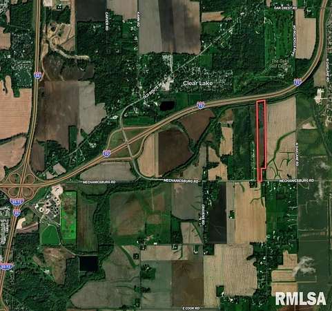 23.5 Acres of Agricultural & Residential Land for Sale in Springfield, Illinois