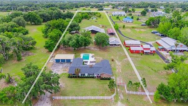 5.38 Acres of Land with Home for Sale in Lithia, Florida