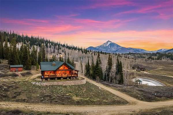 15.4 Acres of Recreational Land with Home for Sale in Clark, Colorado