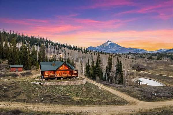 15.4 Acres of Recreational Land with Home for Sale in Clark, Colorado