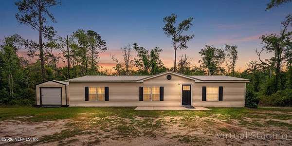 3.35 Acres of Land with Home for Sale in Glen St. Mary, Florida