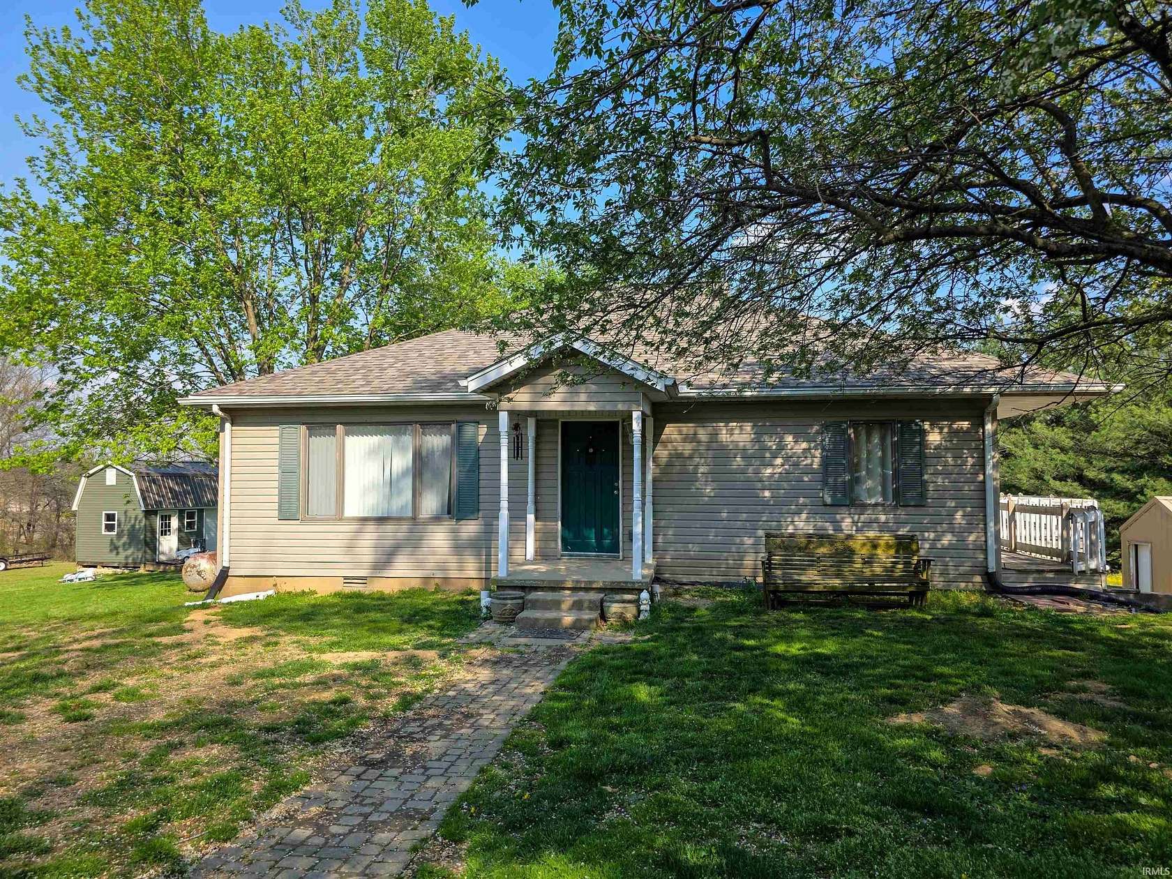 9 Acres of Land with Home for Sale in Worthington, Indiana