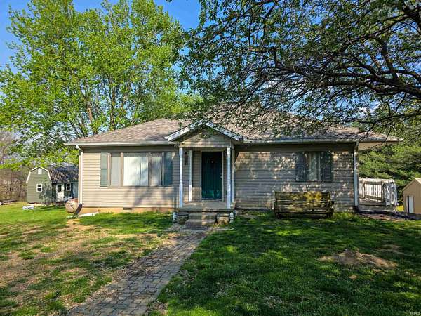 9 Acres of Land with Home for Sale in Worthington, Indiana