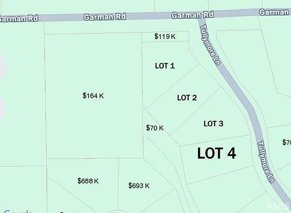 0.45 Acres of Residential Land for Sale in Leo, Indiana