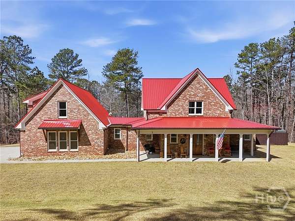 14.6 Acres of Recreational Land with Home for Sale in Ball Ground, Georgia