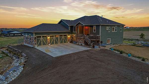 6 Acres of Land with Home for Sale in Platteville, Colorado