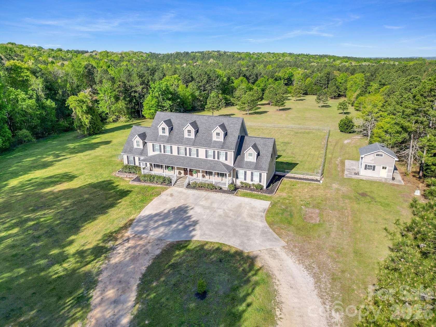45 Acres of Land with Home for Sale in Chester, South Carolina