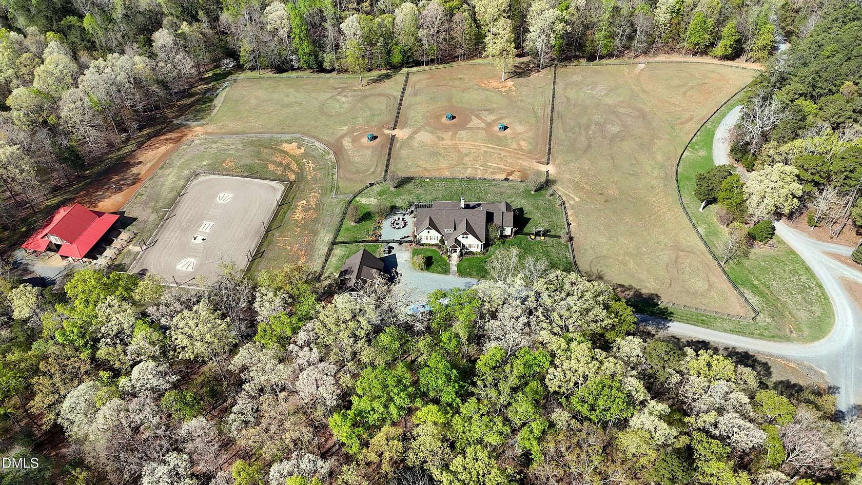 13 Acres of Land with Home for Sale in Pittsboro, North Carolina