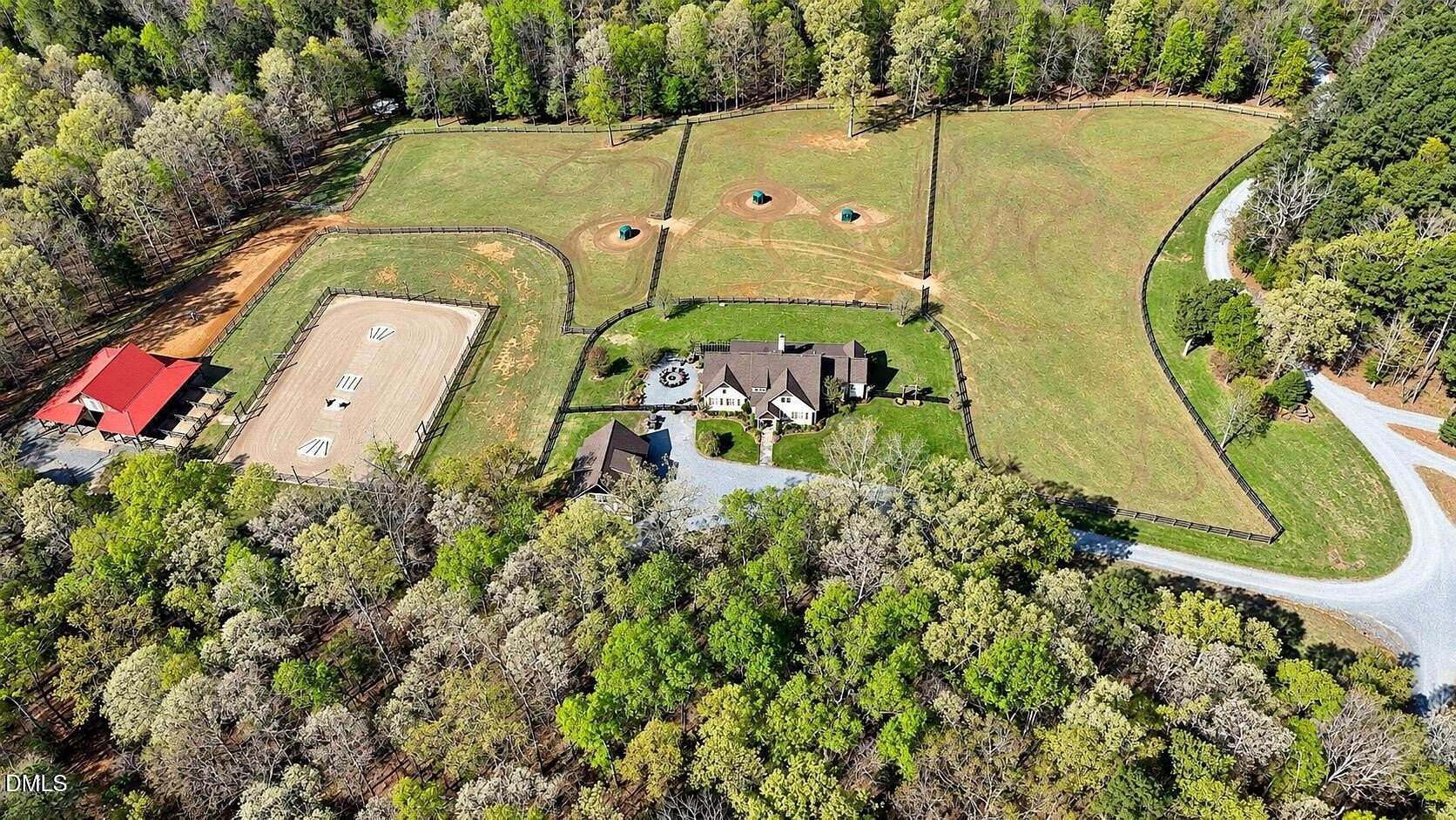 13 Acres of Land with Home for Sale in Pittsboro, North Carolina