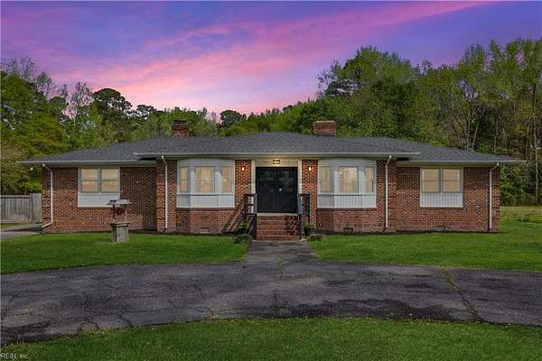 6 Acres of Land with Home for Sale in Chesapeake, Virginia