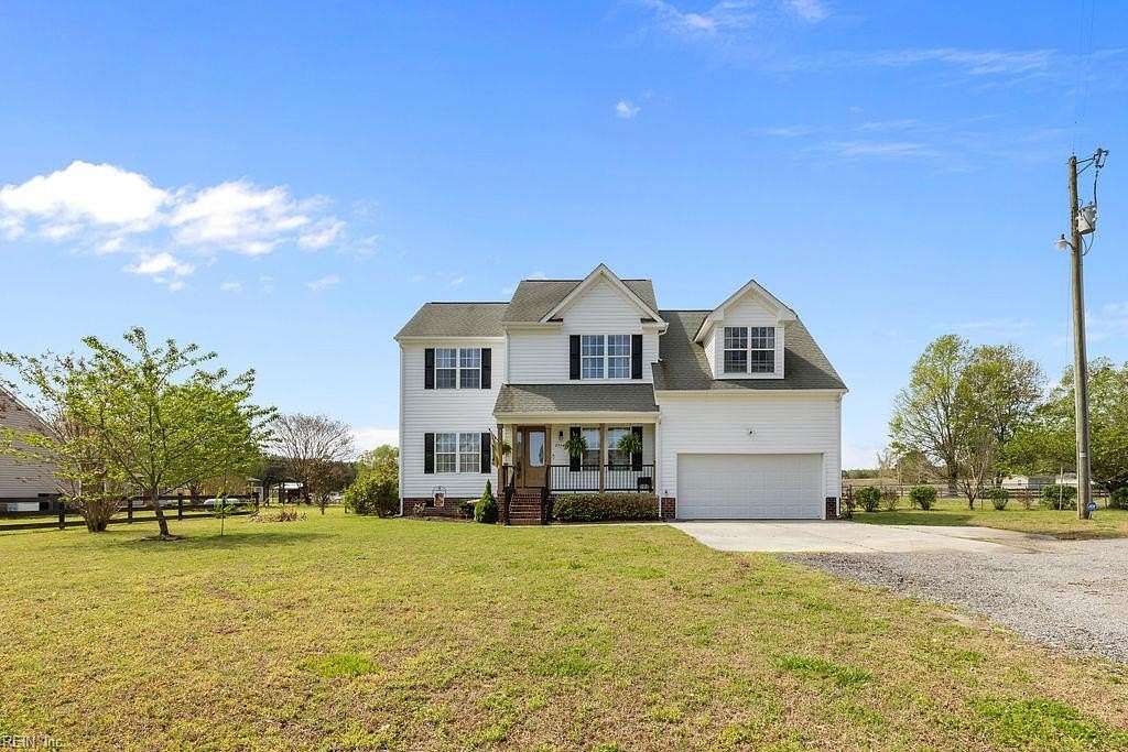 9.13 Acres of Land with Home for Sale in Courtland, Virginia