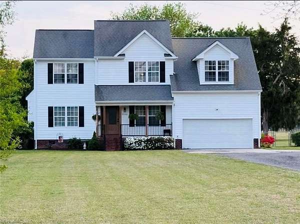 9.13 Acres of Land with Home for Sale in Courtland, Virginia