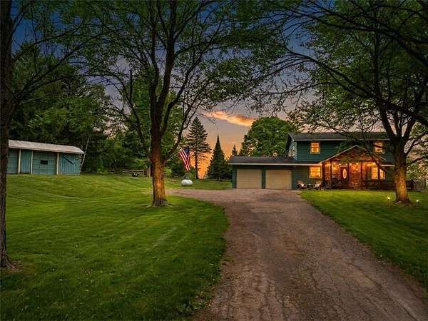 11.7 Acres of Land with Home for Sale in Balsam Lake, Wisconsin