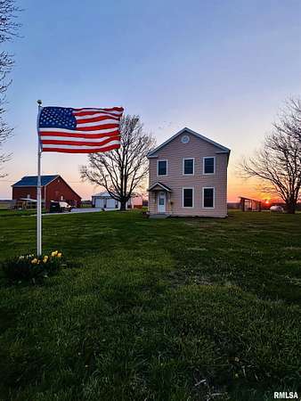 5.39 Acres of Land with Home for Sale in Virden, Illinois
