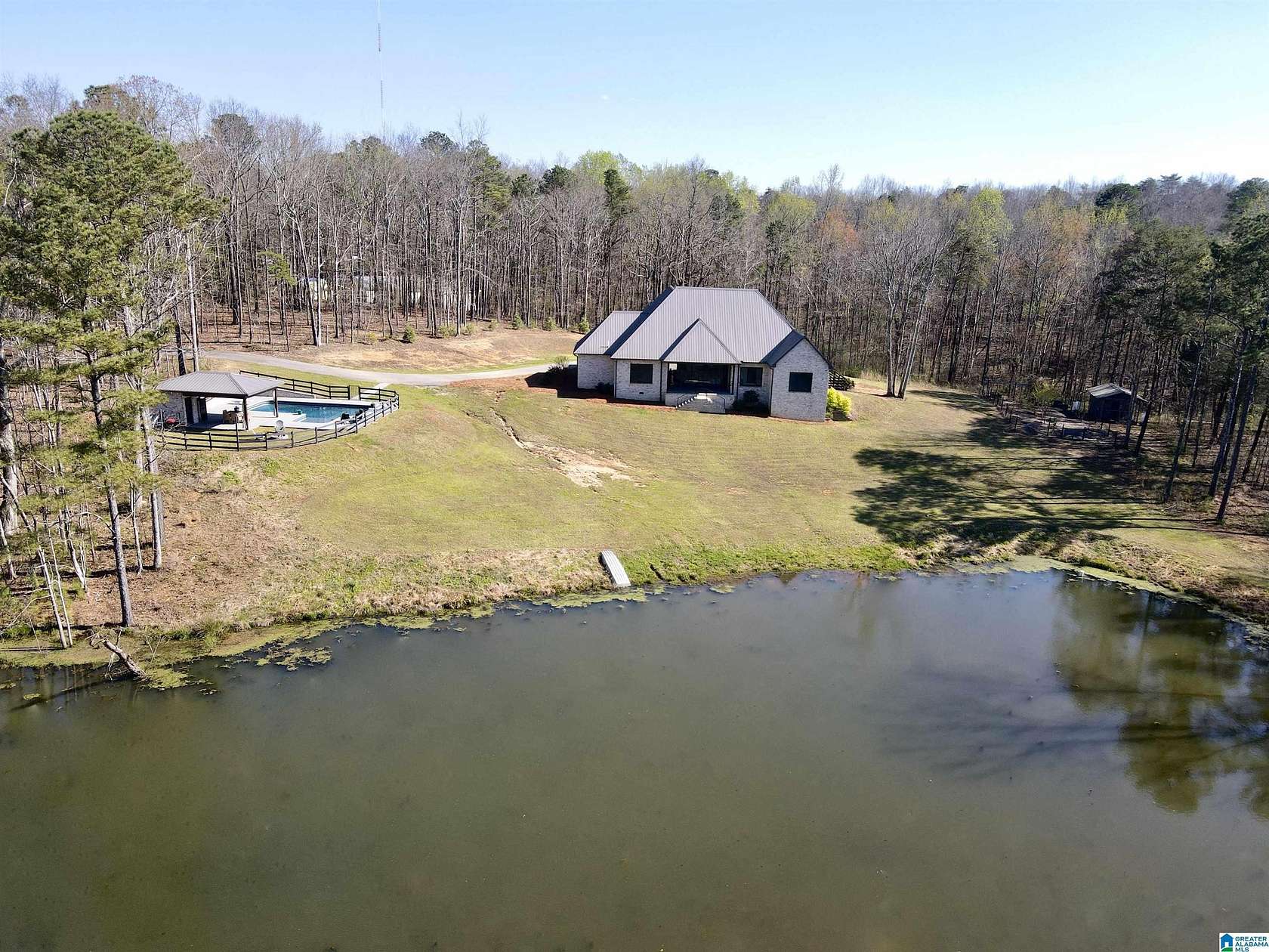 15.1 Acres of Land with Home for Sale in Springville, Alabama
