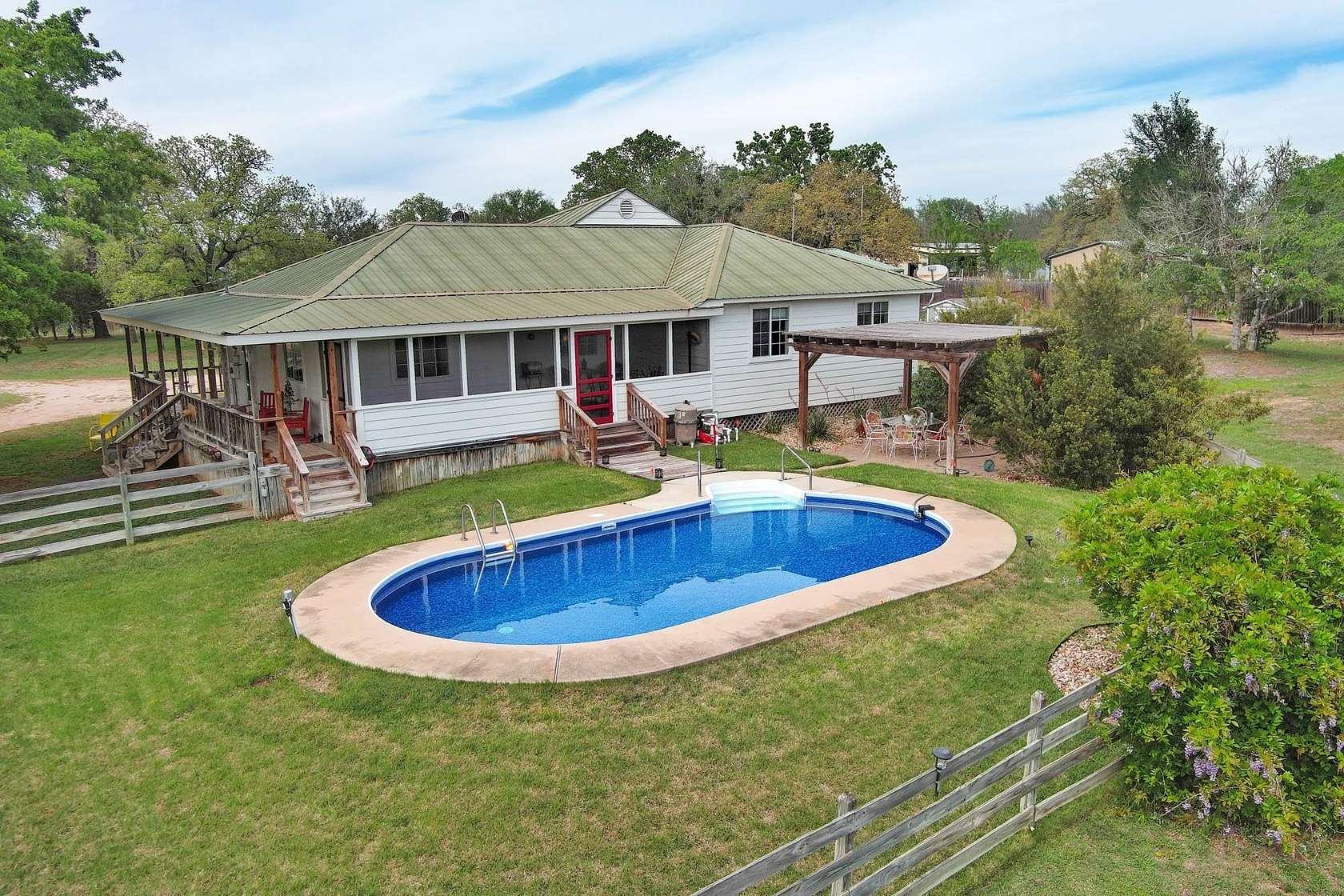 6.11 Acres of Land with Home for Sale in Bastrop, Texas