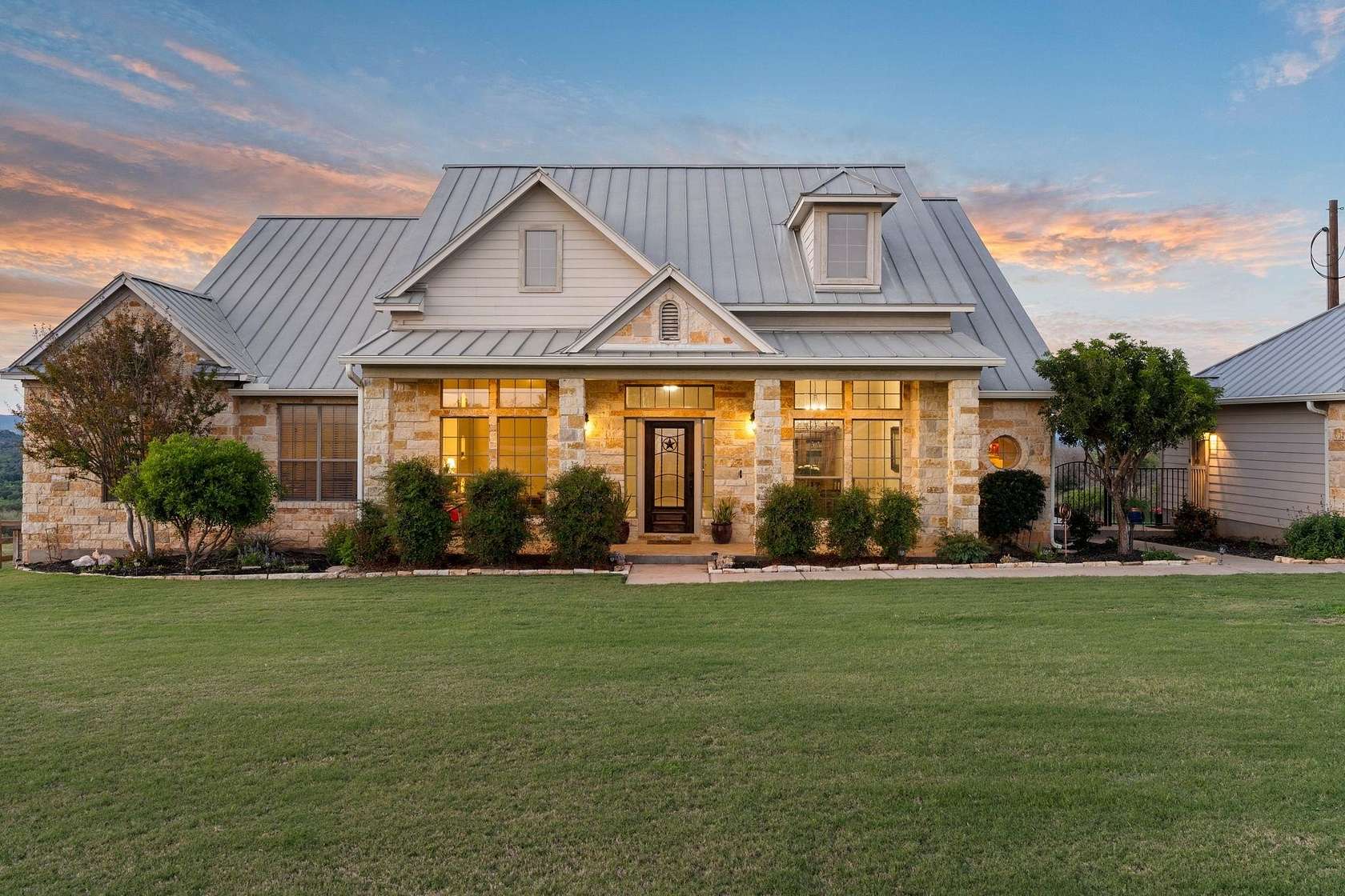 10 Acres of Land with Home for Sale in Round Mountain, Texas