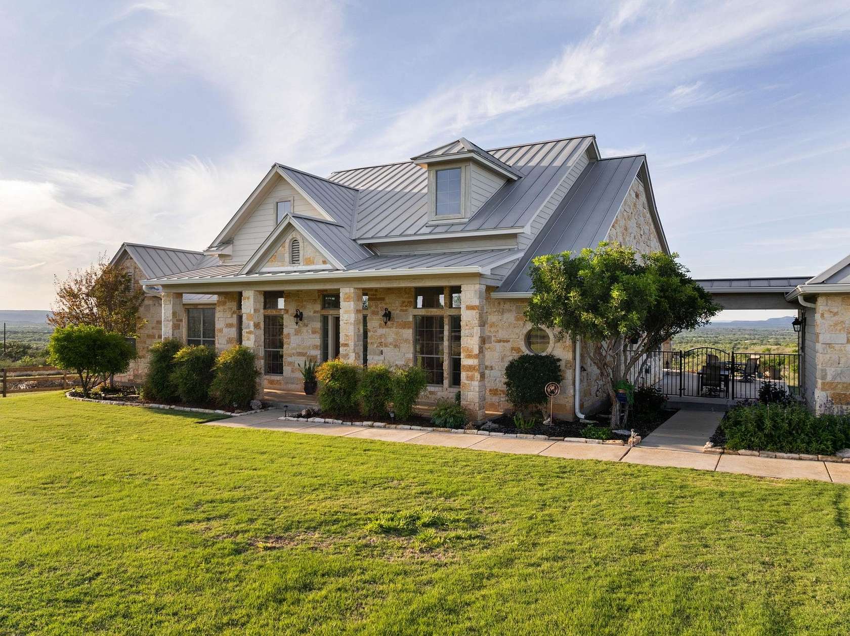 10 Acres of Land with Home for Sale in Round Mountain, Texas