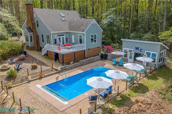 3.44 Acres of Land with Home for Sale in Hartfield, Virginia