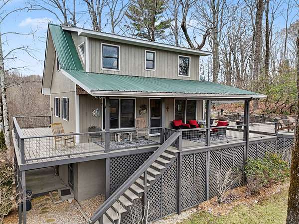 3 Acres of Land with Home for Sale in Scaly Mountain, North Carolina