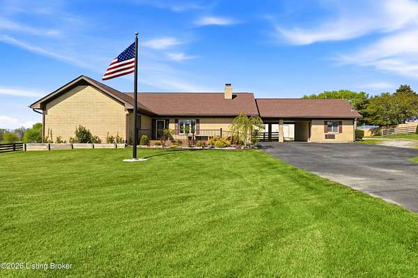 5 Acres of Land with Home for Sale in Shelbyville, Kentucky