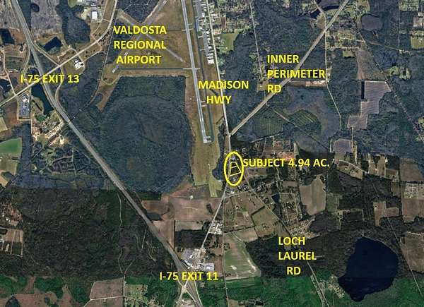 5 Acres of Commercial Land for Sale in Valdosta, Georgia