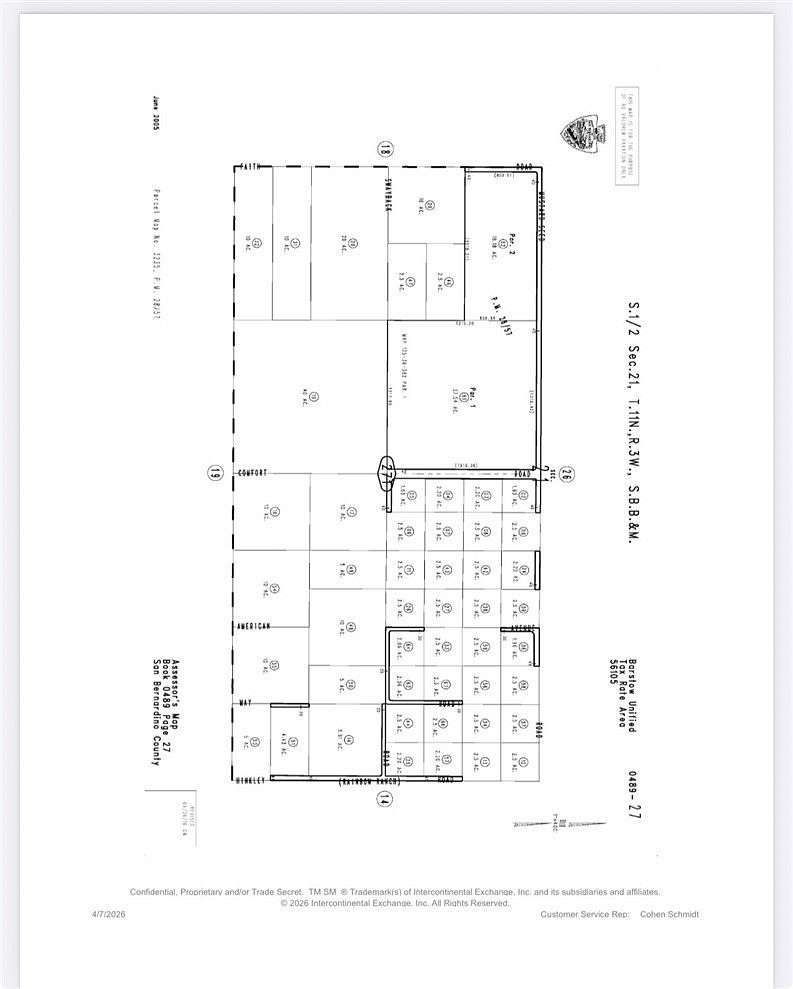 2.5 Acres of Land for Sale in Hinkley, California
