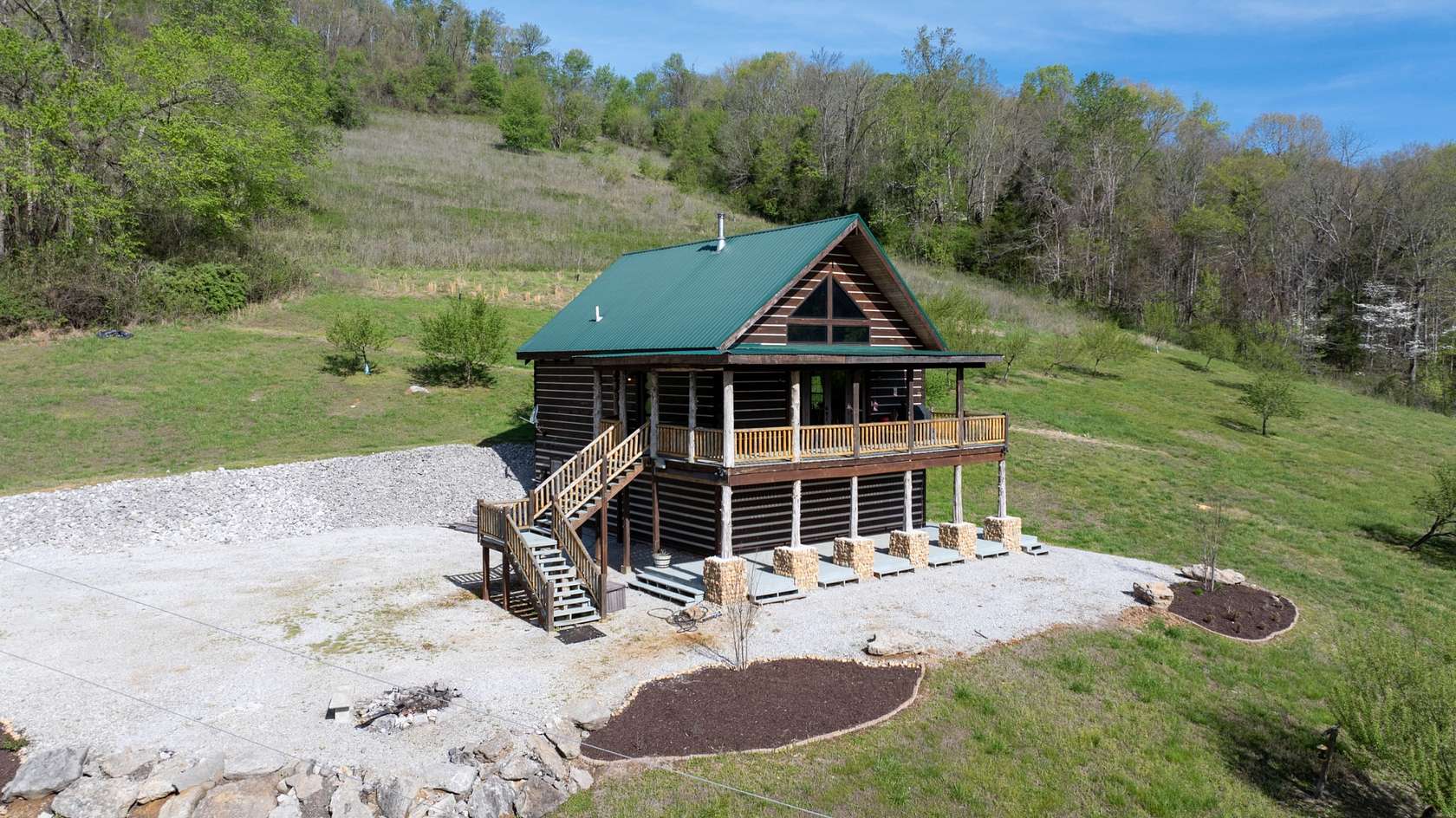 51 Acres of Recreational Land with Home for Sale in Buffalo Valley, Tennessee